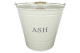 Ash Bucket With Lid | CREAM